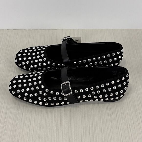 Worthington Size 8.5 Dazie Womens Round Closed Toe Ballet Flats Studded NWT - Picture 4 of 8